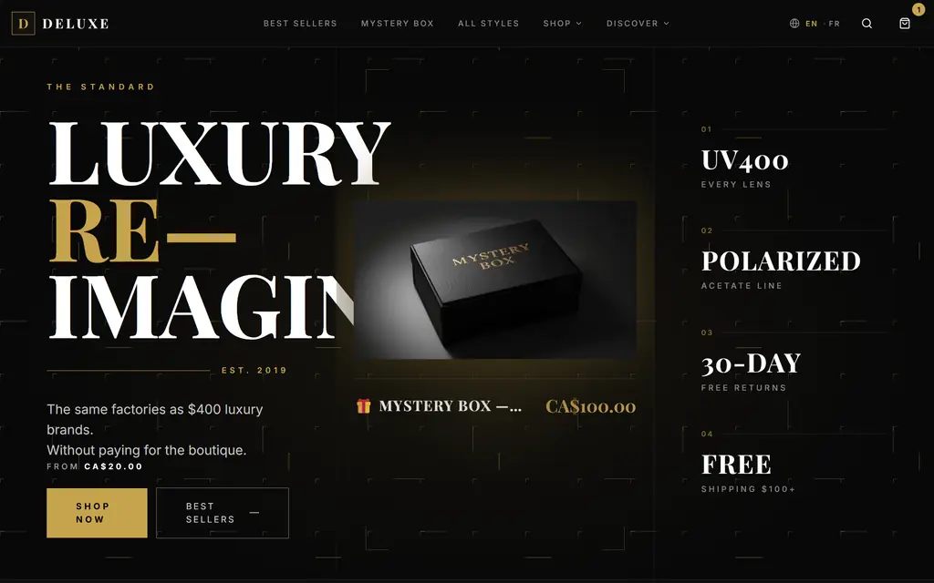 DeLuxeYUL website