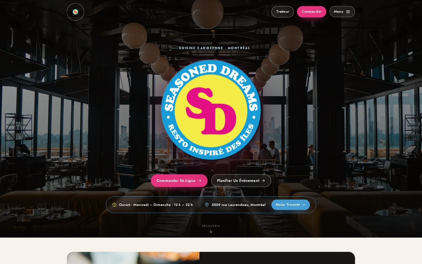 Seasoned Dreams website